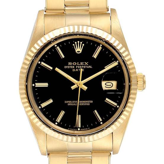 rolex oyster perpetual chain watch